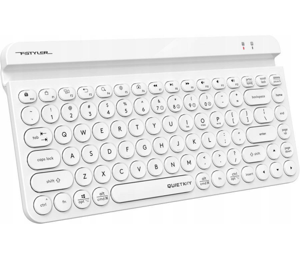 A4 TECH Klawiatura FStyler FBK30 biały 2.4GHz + BT (silent) A4TKLA47187 - 1153066 - zdjęcie 2